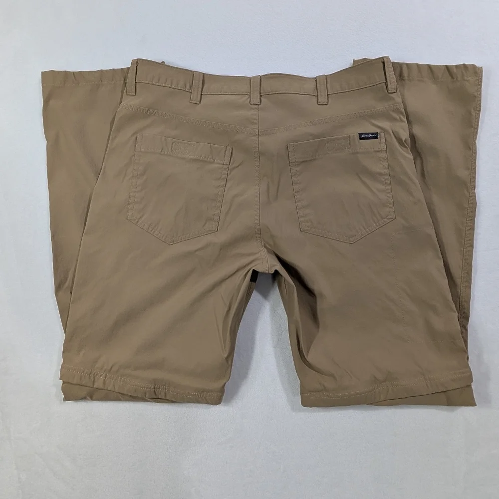 Eddie Bauer Men’s Convertible Tech Hiking Pants to‎ Shorts | Khaki 38x34